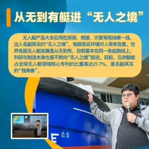 珠海云洲智能科技有限公司创始人张云飞：从无到有 艇进“无人之境” ...