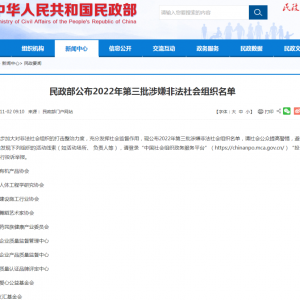 避免受骗！又一批涉嫌非法社会组织被曝光