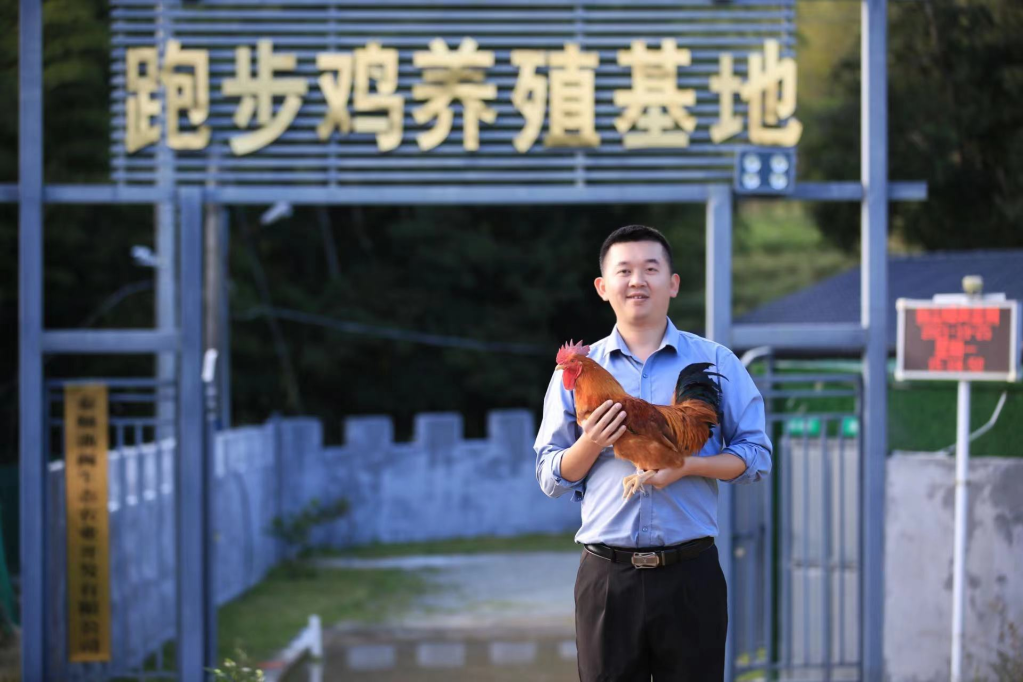这位返乡创业的90后，给“跑步鸡”戴上了“计步器”