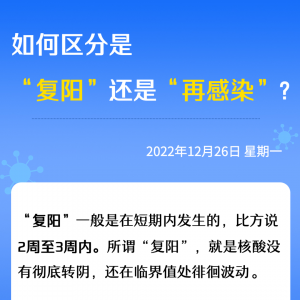 如何区分是“复阳”还是“再感染”？