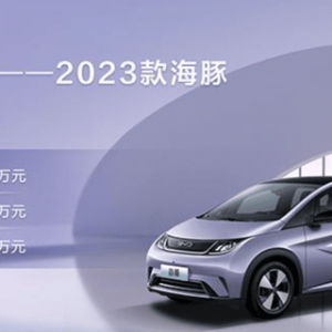 2023款比亚迪海豚上市 售价11.68-13.68万元
