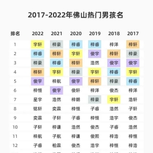 2022新生儿爆款名字出炉！用这些字的人最多 南方日报 2023-01-02 14:45 发表于广东 ...