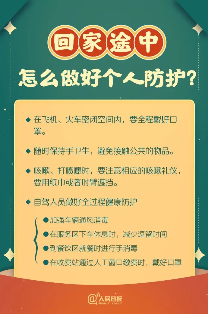 9个健康锦囊！春节回家必备！