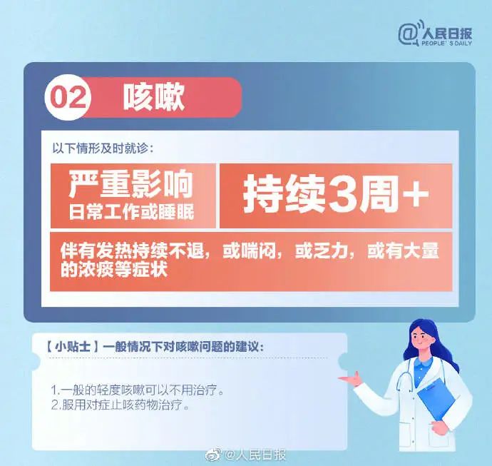 新冠转阴后9种常见遗留症状，这些情形要就诊→