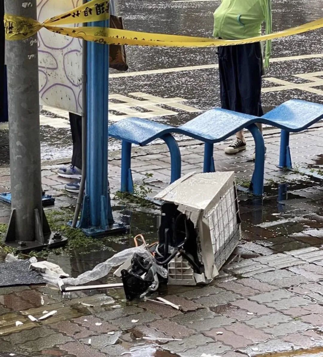 台湾22岁女大学生被空调砸中身亡，警方回应