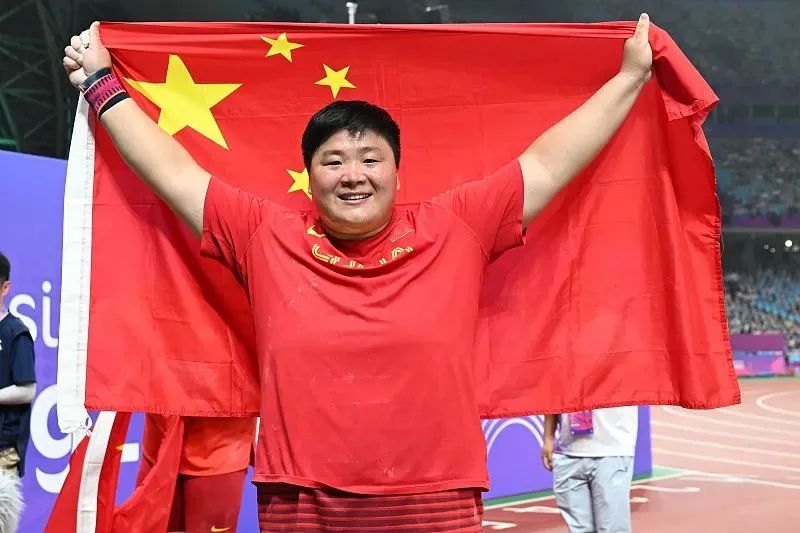 亚运三连冠！34岁巩立姣：退役后想减肥80斤
