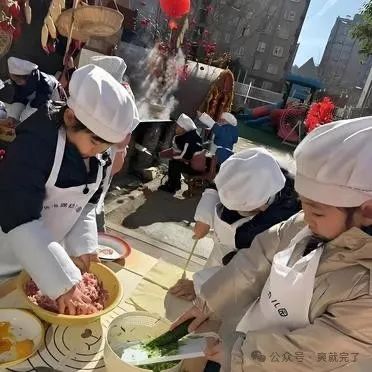 爆火的幼儿园孩子们又整新菜了、辛者库山东潍坊青蓝幼儿园 ... ...