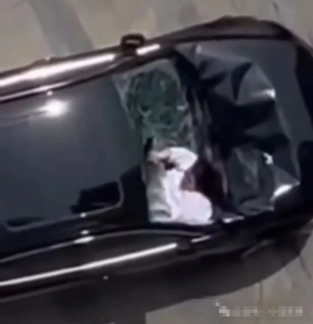 哈尔滨300斤小仙女跳楼砸坏空调和轿车，视频流出让人震惊又无语! ... ... ...