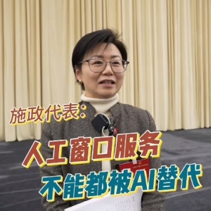 为什么群众遇到问题爱打12345？施政代表：人工窗口服务，不能都被AI替代！ ... ...