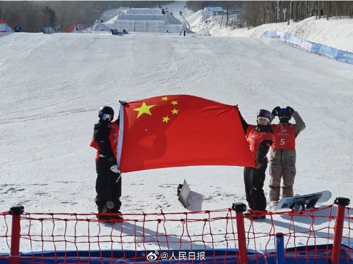 中国队，包揽金银x2