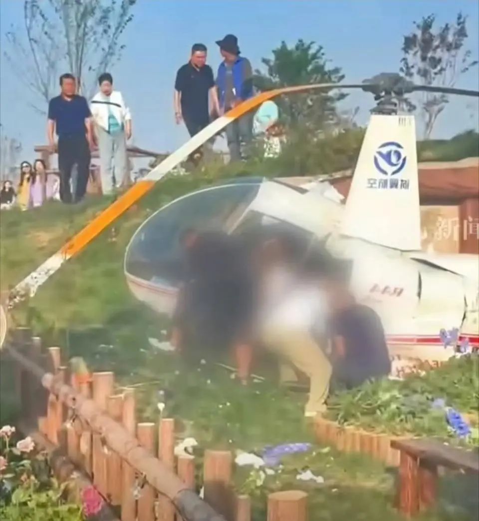 景区开业仅8天，直升机坠落致1死4伤！目击者：被吓得失眠