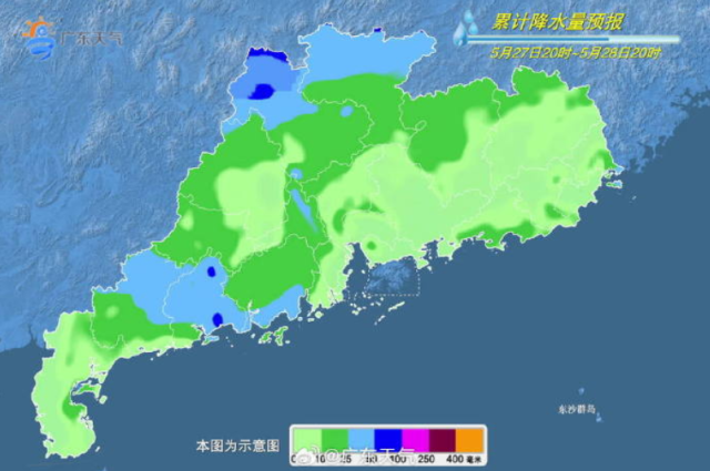 没消停几天，雨水“卷土重来”！从今天开始，广东将遭遇一场较大范围的降雨。这场雨有多大？省气象台预计，28日-29日，广东有大雨到暴雨局部大暴雨，局地伴有雷雨大风等强对流天气。雨在哪些时间下？预计主要影响时  ...