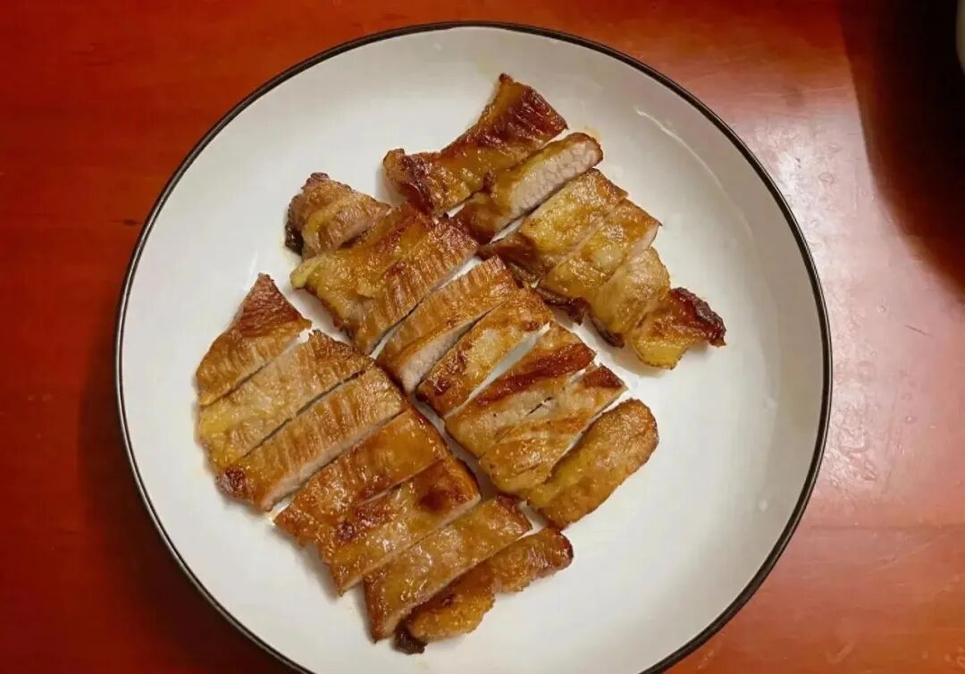 照烧猪颈肉，外焦里嫩、嫩滑多汁、香甜可口