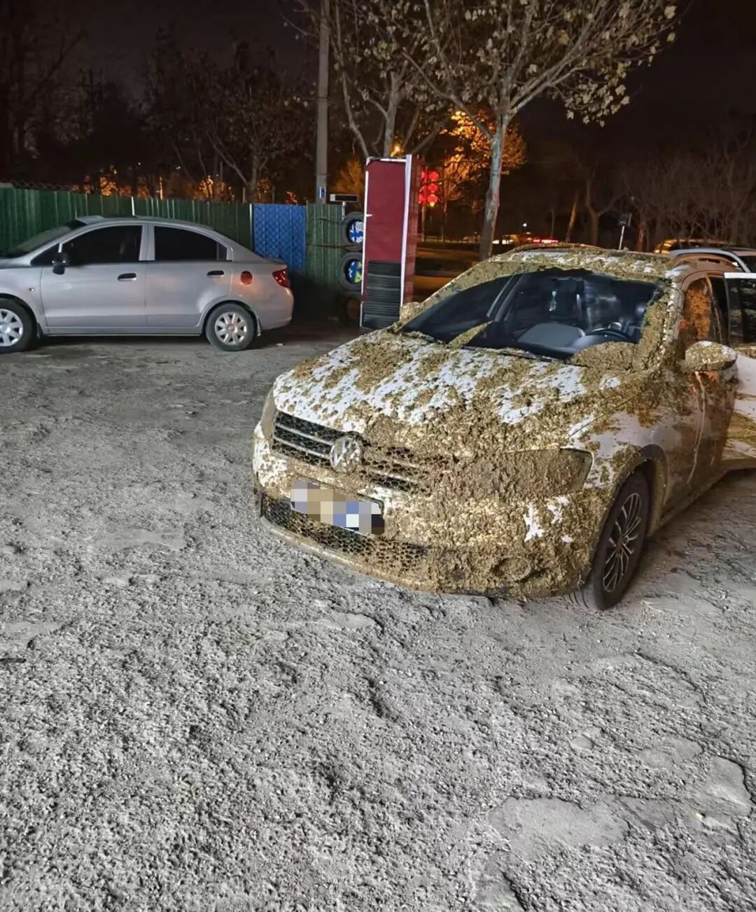 多车被溅一身粪水，亲历者称“满天飘屎”，当地：正清理